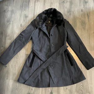 Maurices Women's Dress Coat, Dark Gray, Size Small